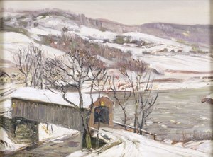 De overdekte brug door George Gardner Symons